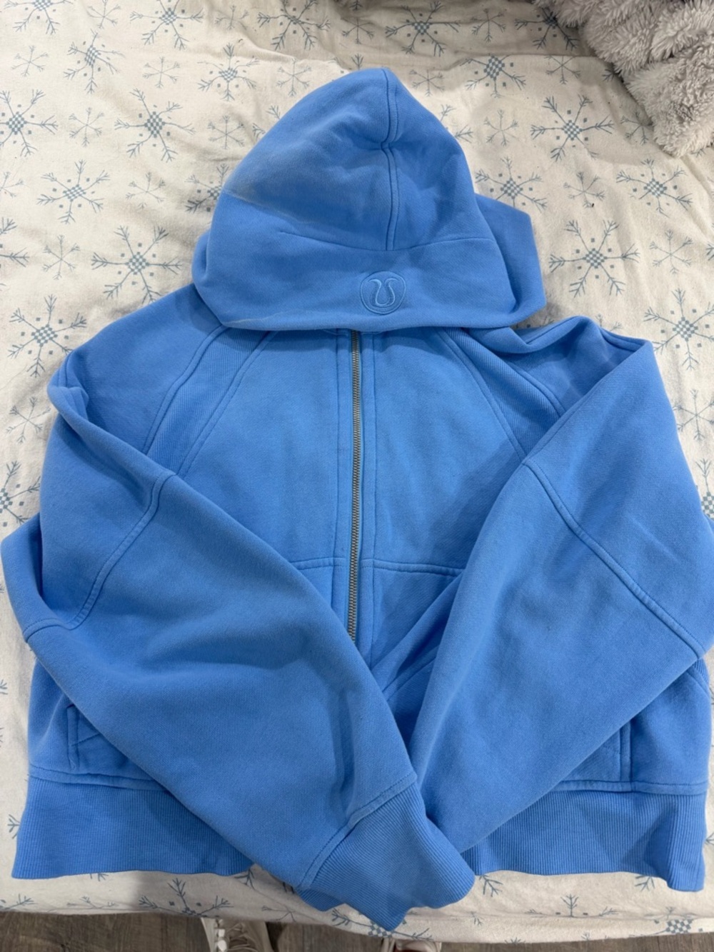 lululemon athletica Light Blue Full-Zip Hoodie